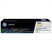 Картридж лазерный HP (CE312A) CLJ CP1025/CP1025NW, №126A, желтый, оригинальный, ресурс 1000 страниц