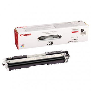 Картридж лазерный CANON (729BK) LBP7010C/7018C, черный, ресурс 1200 страниц, оригинальный, 4370b002