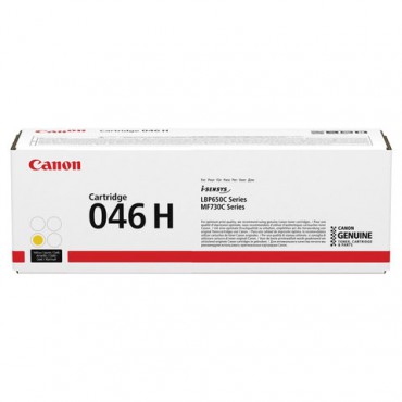 Картридж лазерный CANON (046HY) i-SENSYS LBP653Cdw/654Cx/MF732Cdw/734Cdw, желтый, ресурс 5000 страниц, оригинальный, 1251C002