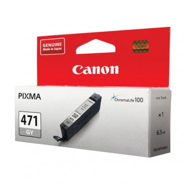 Картридж струйный CANON (CLI-471GY) PIXMA MG5740/MG6840/MG7740, серый, оригинальный, ресурс 780 стр., 0404C001